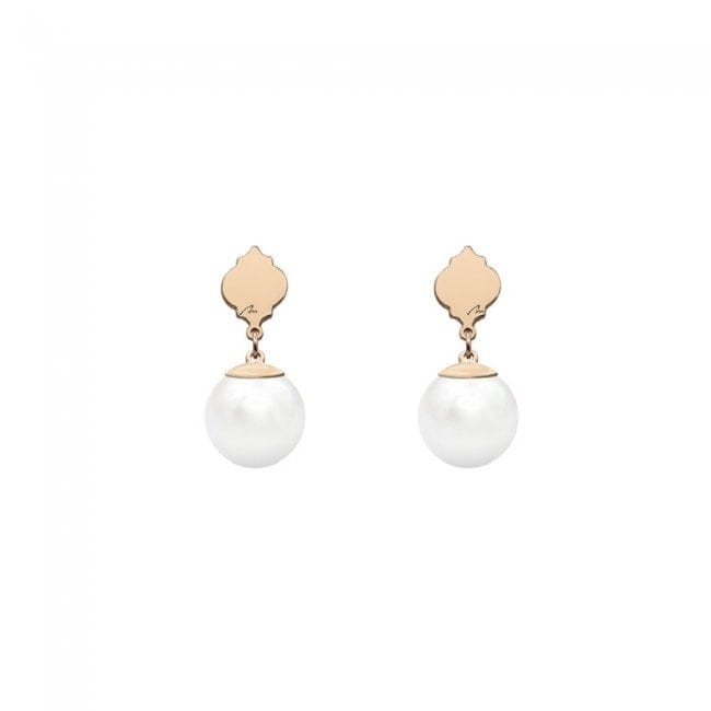 14 KT rose gold Pearls of Orient earrings