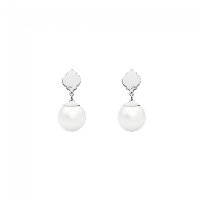 14 KT white gold Pearls of Orient earrings