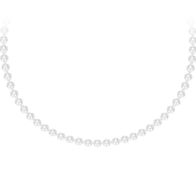 14 KT rose gold 6 mm pearls Selma necklace