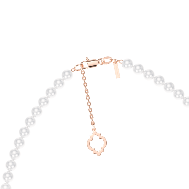 14 KT rose gold 6 mm pearls Selma necklace