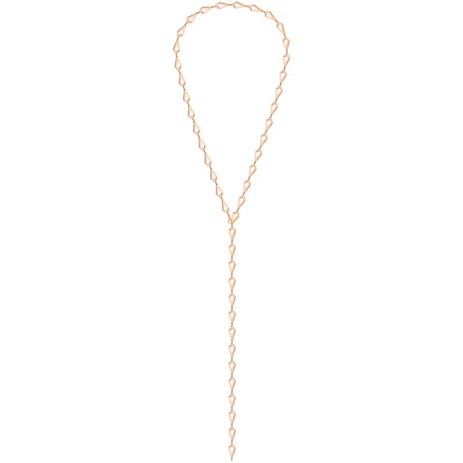 Colier Grace 85 cm, din aur roz 14 KT