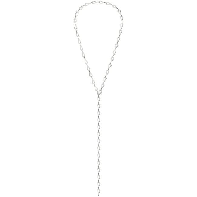 Colier Grace 85 cm, din aur alb 14 KT
