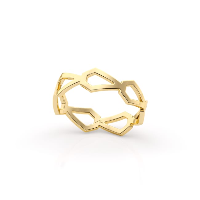 14 KT yellow gold Grace ring