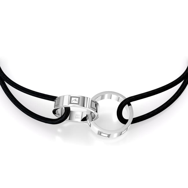 Bratara snur aur alb barbati, Twin King