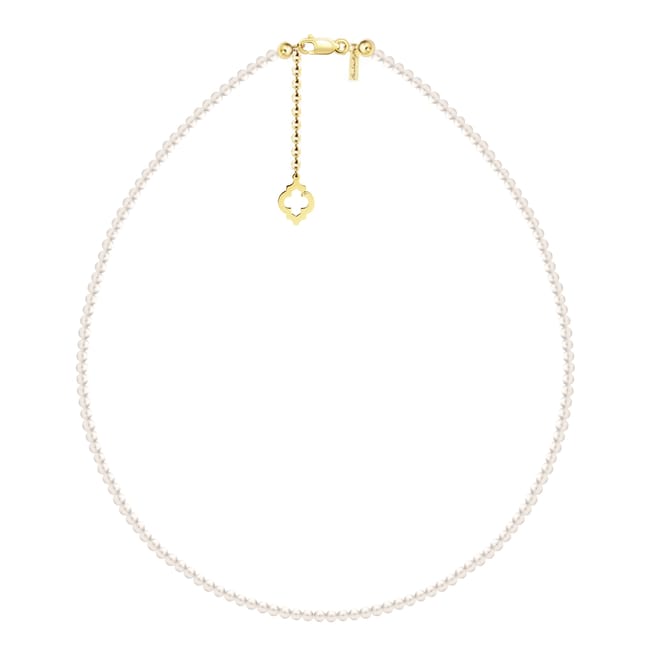 14 KT yellow gold 4/5 mm pearls Selma necklace