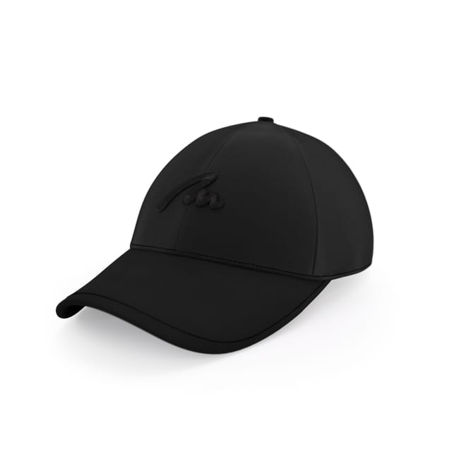 Black Malvensky M cap, with black logo