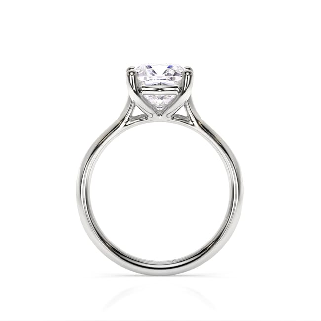Inel de Logodna Classic Aur Alb 18 KT Cushion Cut LGD 2.00 CT