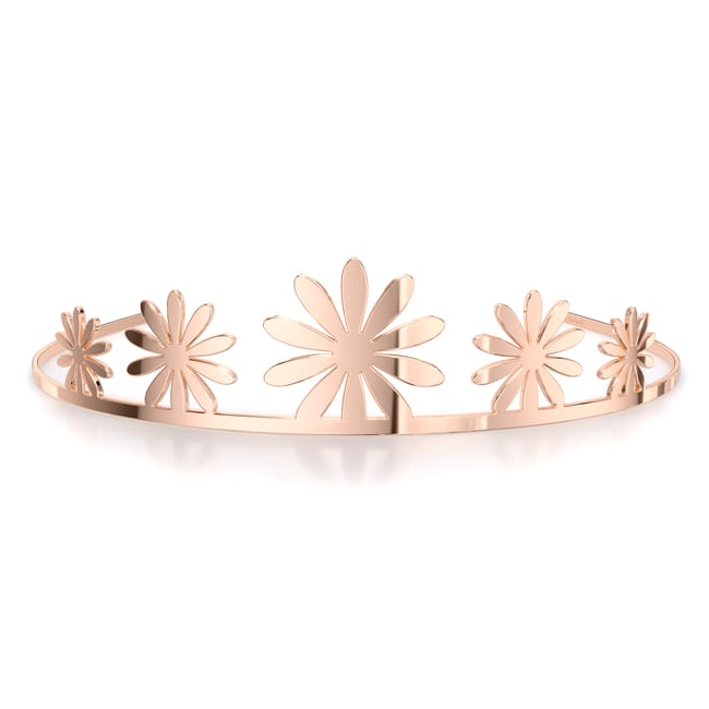 Rose gold plated brass Margareta Regala Tiara