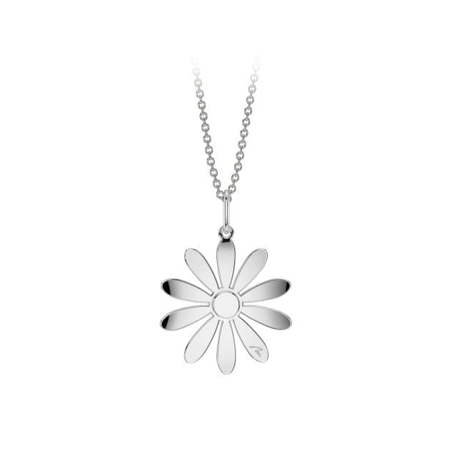 14 KT white gold Margareta pendant
