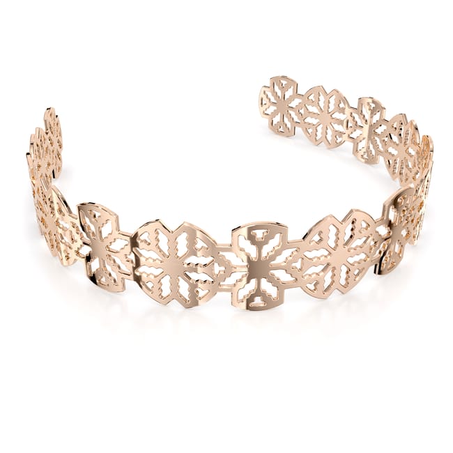 Tiara Rozeta Traditionala, din alama placata cu aur roz