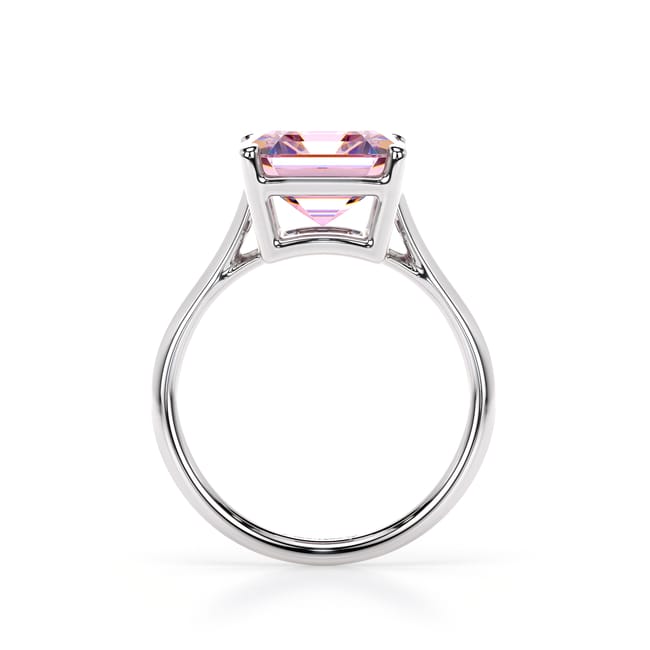 Inel din aur alb cu KUNZIT, La Grande Bellezza