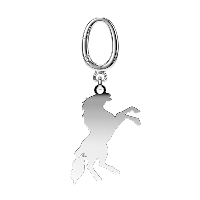 Breloc Calut, din alama placata cu paladiu