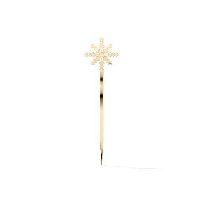 Semn de carte Raza de Lumina, din alama placata cu aur galben