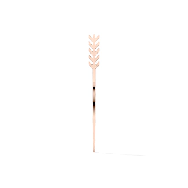 Semn de carte Spic Traditional, din alama placata cu aur roz