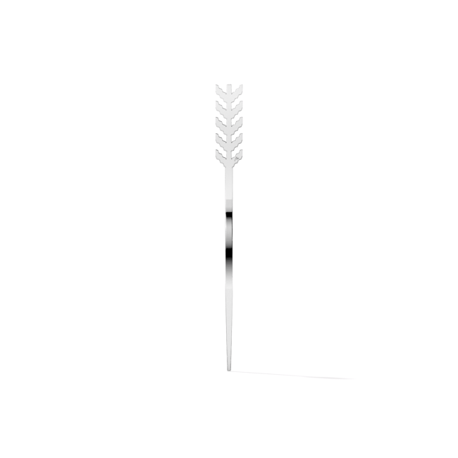 Semn de carte Spic Traditional, din alama placata cu paladiu