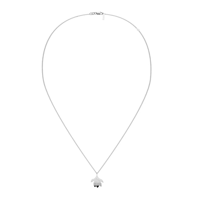 Pandantiv Magnolia, din aur alb 14 KT