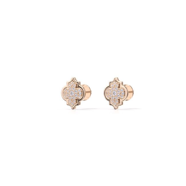 18 KT rose gold Alaya S Diamonds 0.24 CT lab-grown diamonds earrings