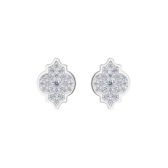 18 KT white gold Alaya L Diamonds 2.36 CT lab-grown diamonds earrings