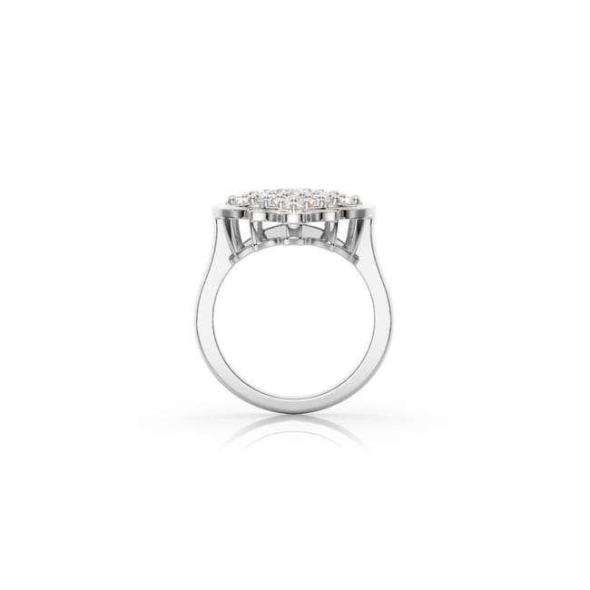 18 KT white gold Aman Pinky Diamonds, with 1.19 CT lab-grown diamonds