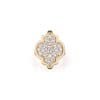 18 KT yellow gold Aman L Diamonds, with 2.09 CT lab-grown diamonds
