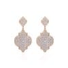 18 KT rose gold Melek Diamonds 6.40 CT lab-grown diamonds earrings