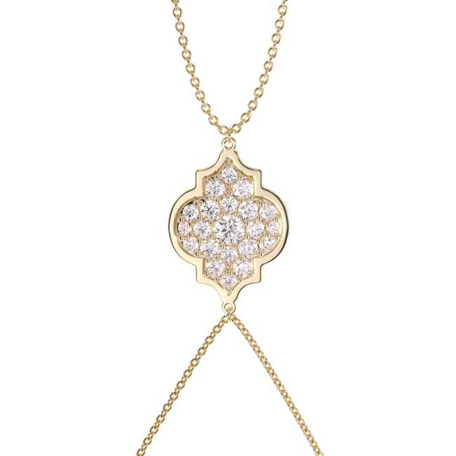18 KT yellow gold Amina Diamonds 1.18 CT lab-grown diamonds chain bracelet