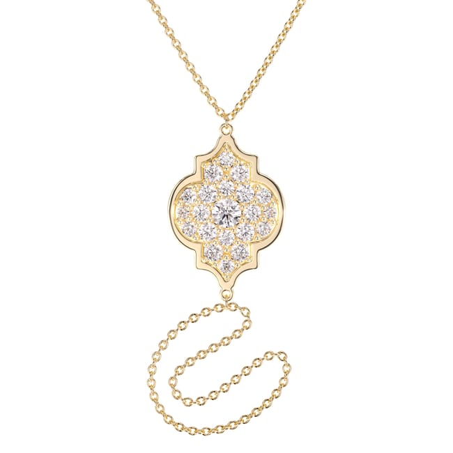 18 KT yellow gold Amina Diamonds 1.18 CT lab-grown diamonds chain bracelet