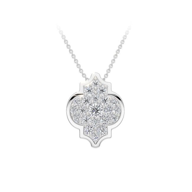 18 KT white gold Alaya S Diamonds 1.19 CT lab-grown diamonds necklace