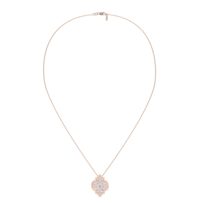 18 KT rose gold Alaya M Diamonds 2.10 CT lab-grown diamonds necklace