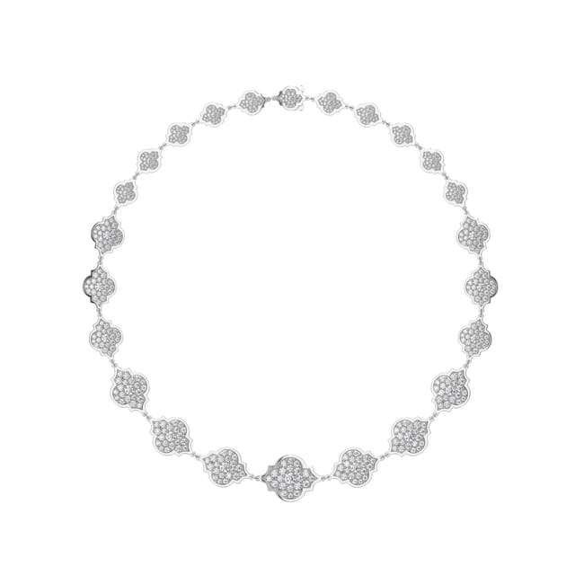 18 KT white gold Aman Diamonds 11.60 CT lab-grown diamonds necklace