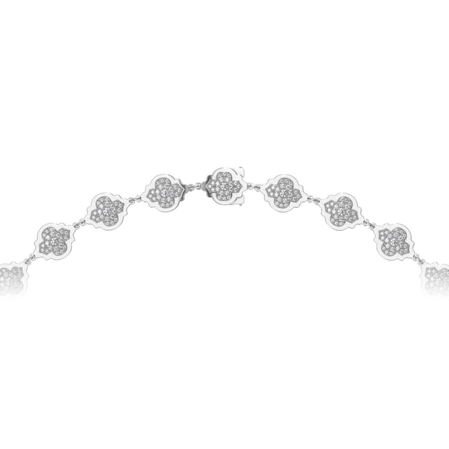 18 KT white gold Aman Diamonds 11.60 CT lab-grown diamonds necklace