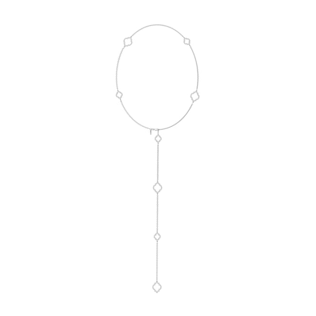 18 KT white gold Amina Diamonds 6.38 CT lab-grown diamonds necklace