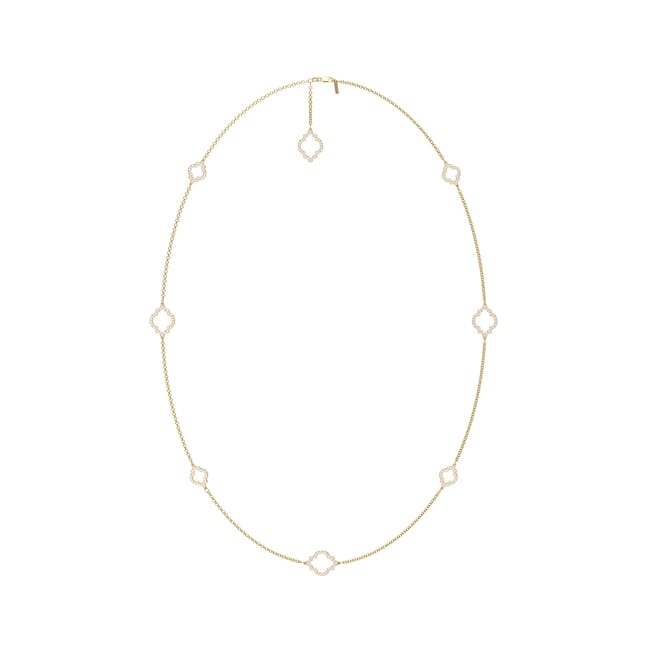 18 KT yellow gold Amina Diamonds 6.38 CT lab-grown diamonds necklace