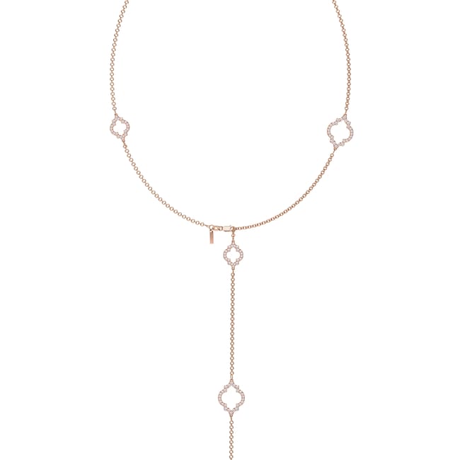 18 KT rose gold Amina Diamonds 6.38 CT lab-grown diamonds necklace