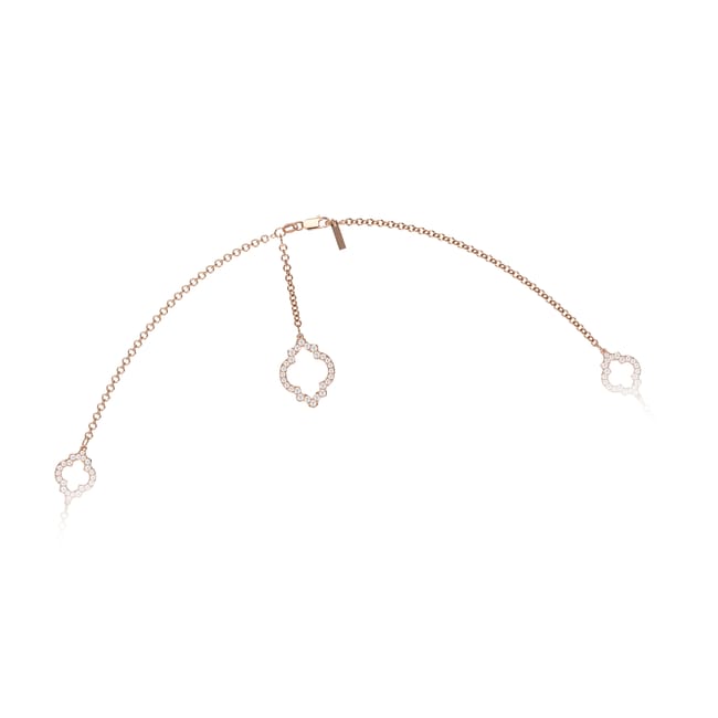 18 KT rose gold Amina Diamonds 6.38 CT lab-grown diamonds necklace