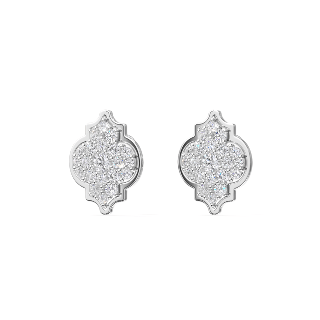 18 KT white gold Alaya M Diamonds 0.75 CT lab-grown diamonds earrings