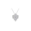 18 KT white gold Alaya S Diamonds necklace, with 0.38 CT lab-grown diamonds