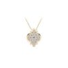 18 KT yellow gold Alaya S Diamonds necklace, with 0.38 CT lab-grown diamonds