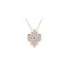 18 KT rose gold Alaya S Diamonds necklace, with 0.38 CT lab-grown diamonds