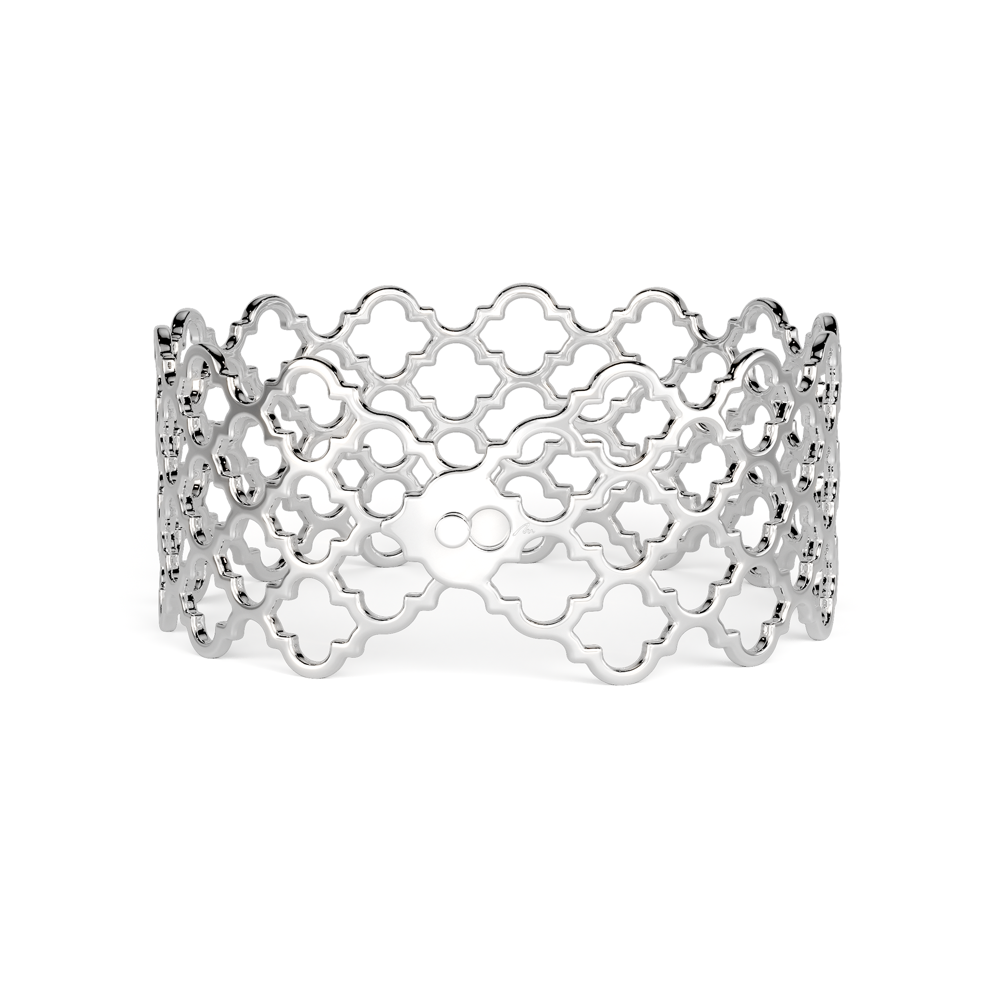 14 k white gold Mouna Bracelet