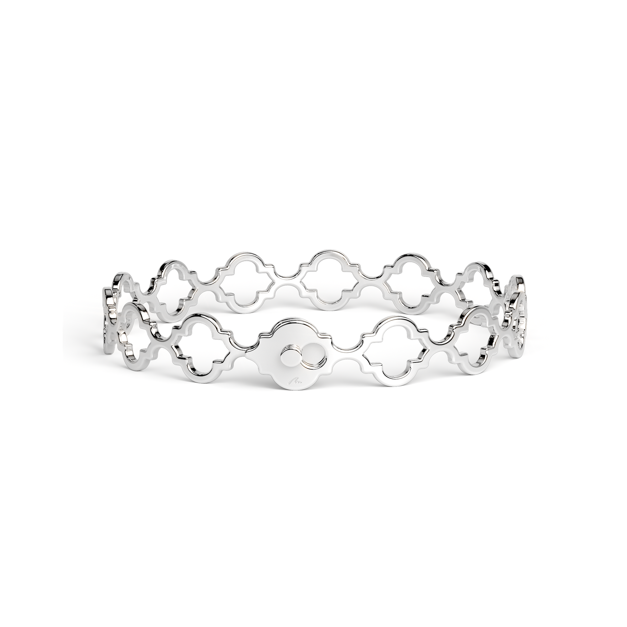 14 k white gold Noura Bracelet