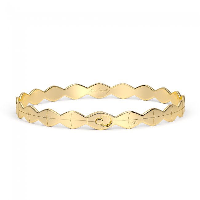 Infinity Bracelet in yellow gold