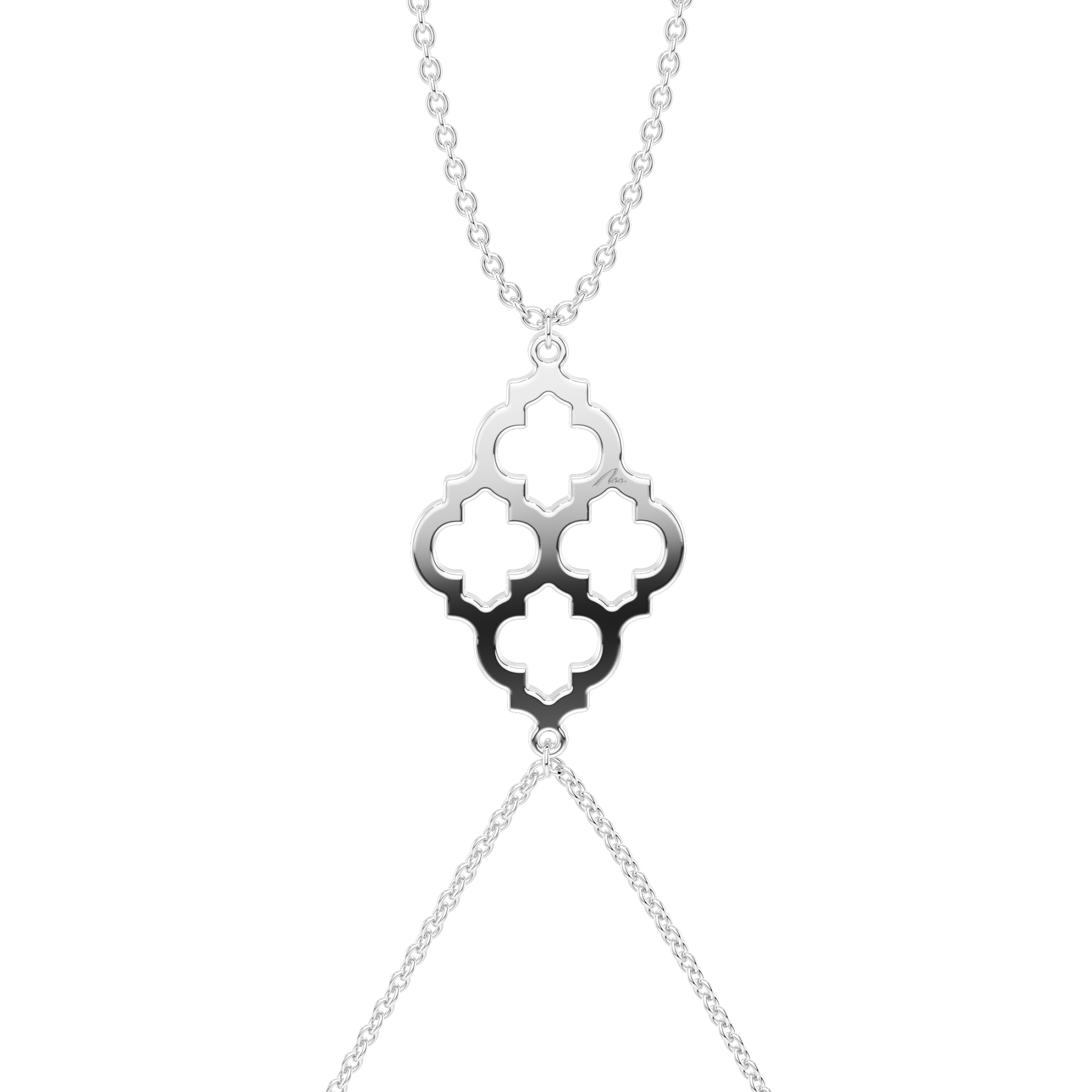 14 KT white gold Karima bracelet