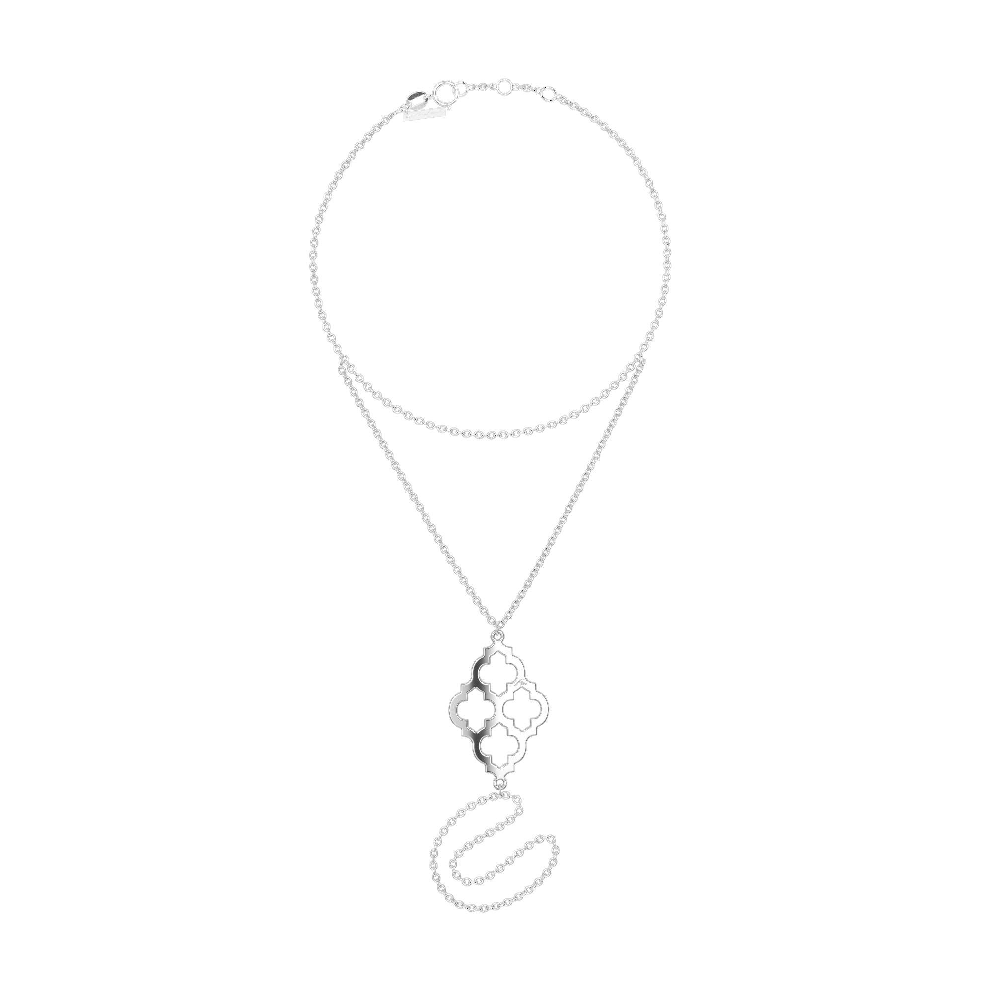 14 KT white gold Karima bracelet