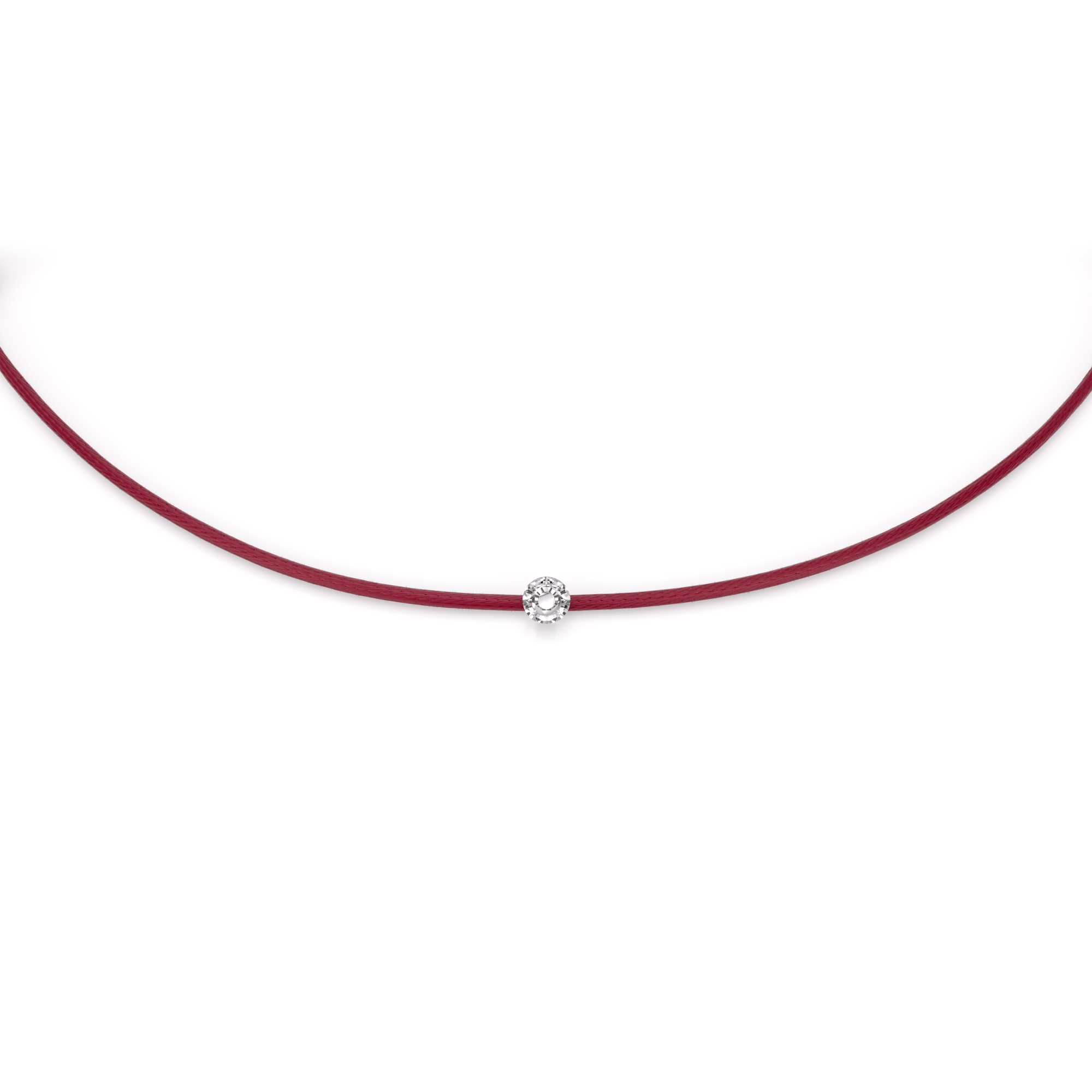 Crystal Wish bracelet on string