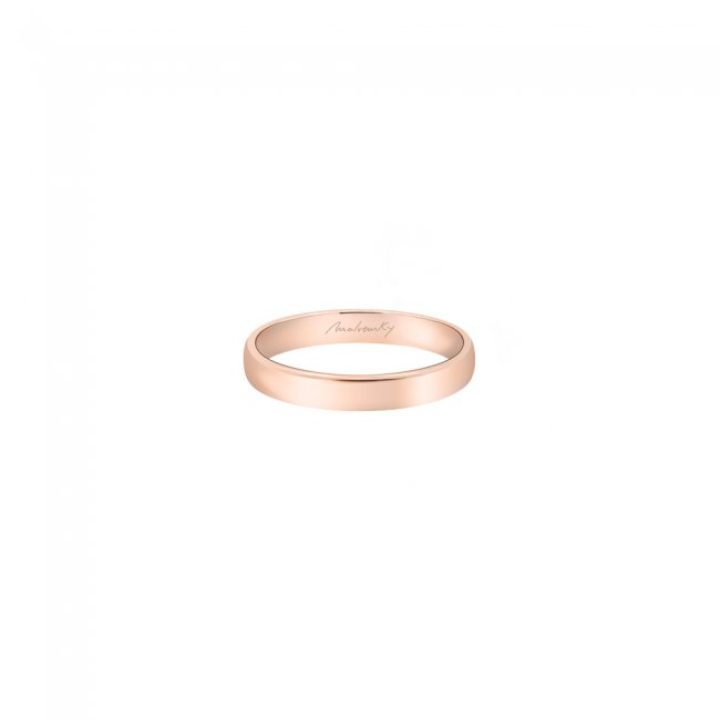 Classic Soul medium wedding ring in rose gold