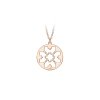 14 KT rose gold Traditional Clover pendant