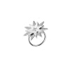 Morningstar white diamond ring in white gold