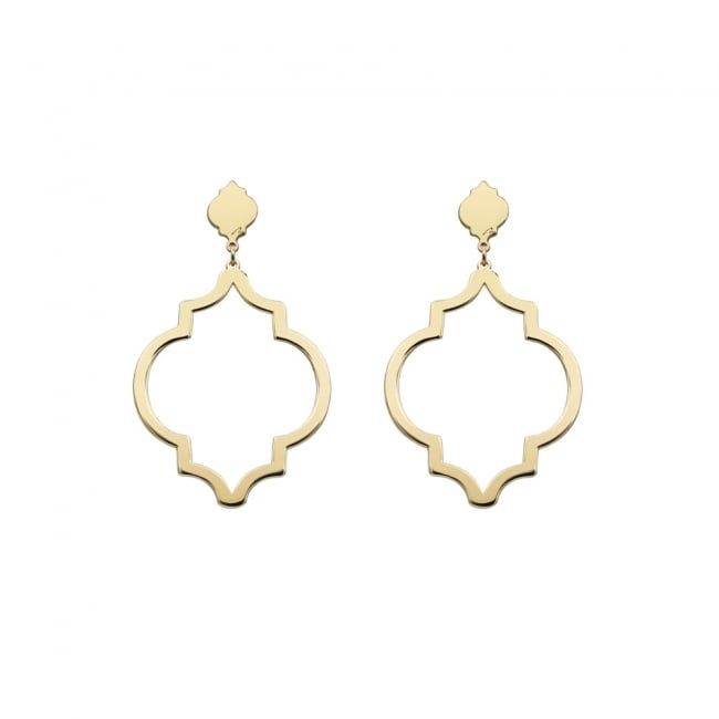 14 k yellow gold Melek earrings