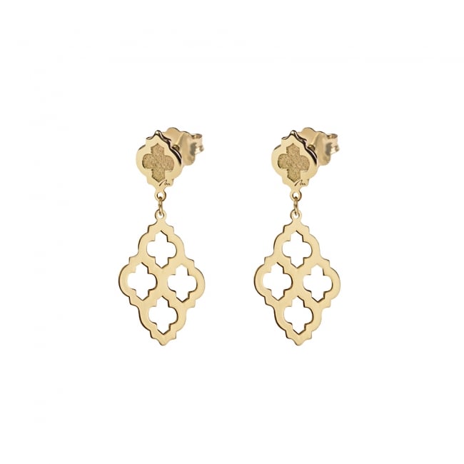 Yellow gold Sahar earrings